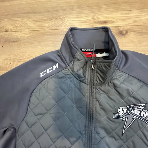 (B36) CCM STORM Grande Peace Hockey Windbreaker Coat Jacket Size Medium - Picture 4 of 11
